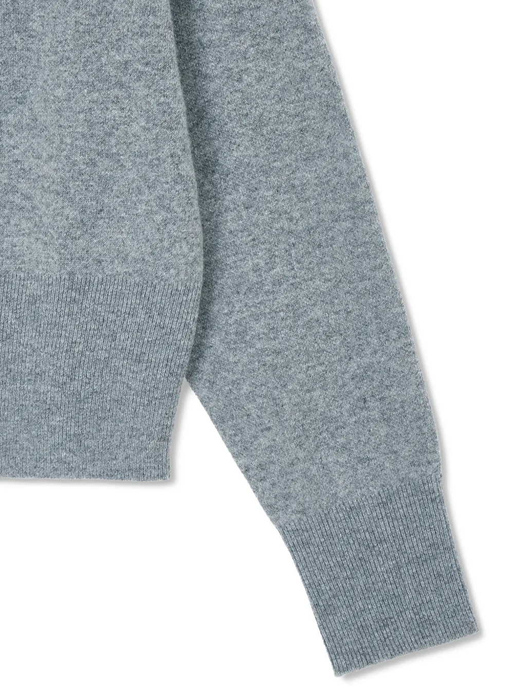 STUDIO TOMBOY Vest met polokraag en rits Grijs