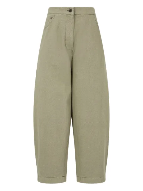 STUDIO TOMBOY elastic-waist patch-pocket trousers