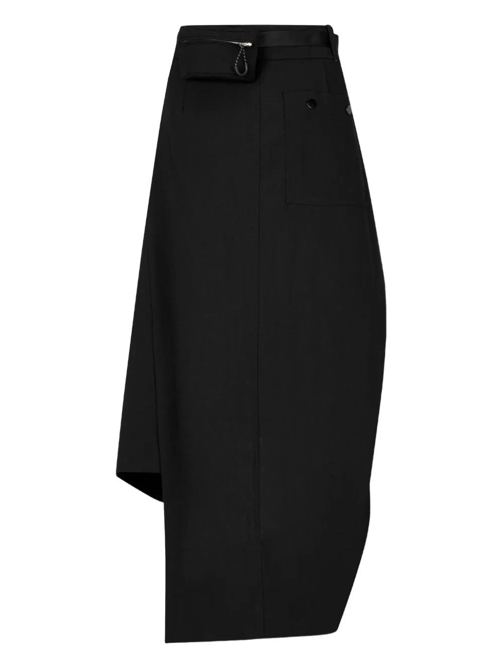 STUDIO TOMBOY pocket wrap skirt - Zwart