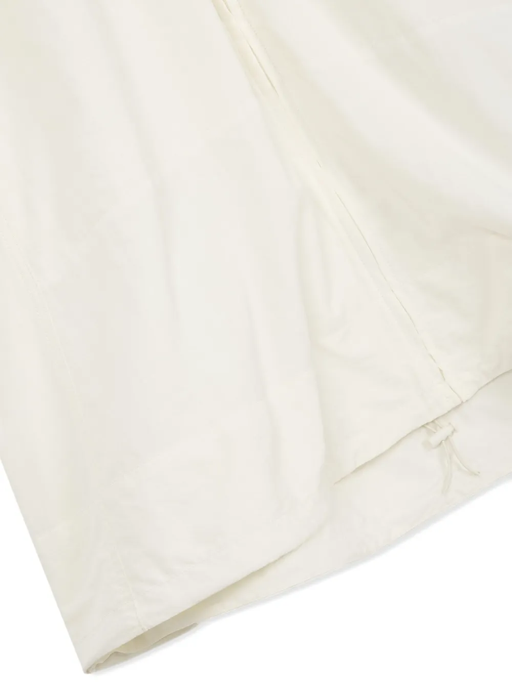 STUDIO TOMBOY Mini-jurk met korte mouwen en capuchon Wit