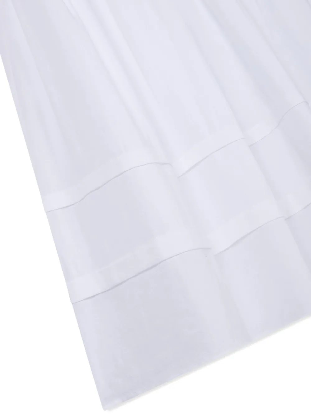 STUDIO TOMBOY Mini-blousejurk met kraag en plooien Wit