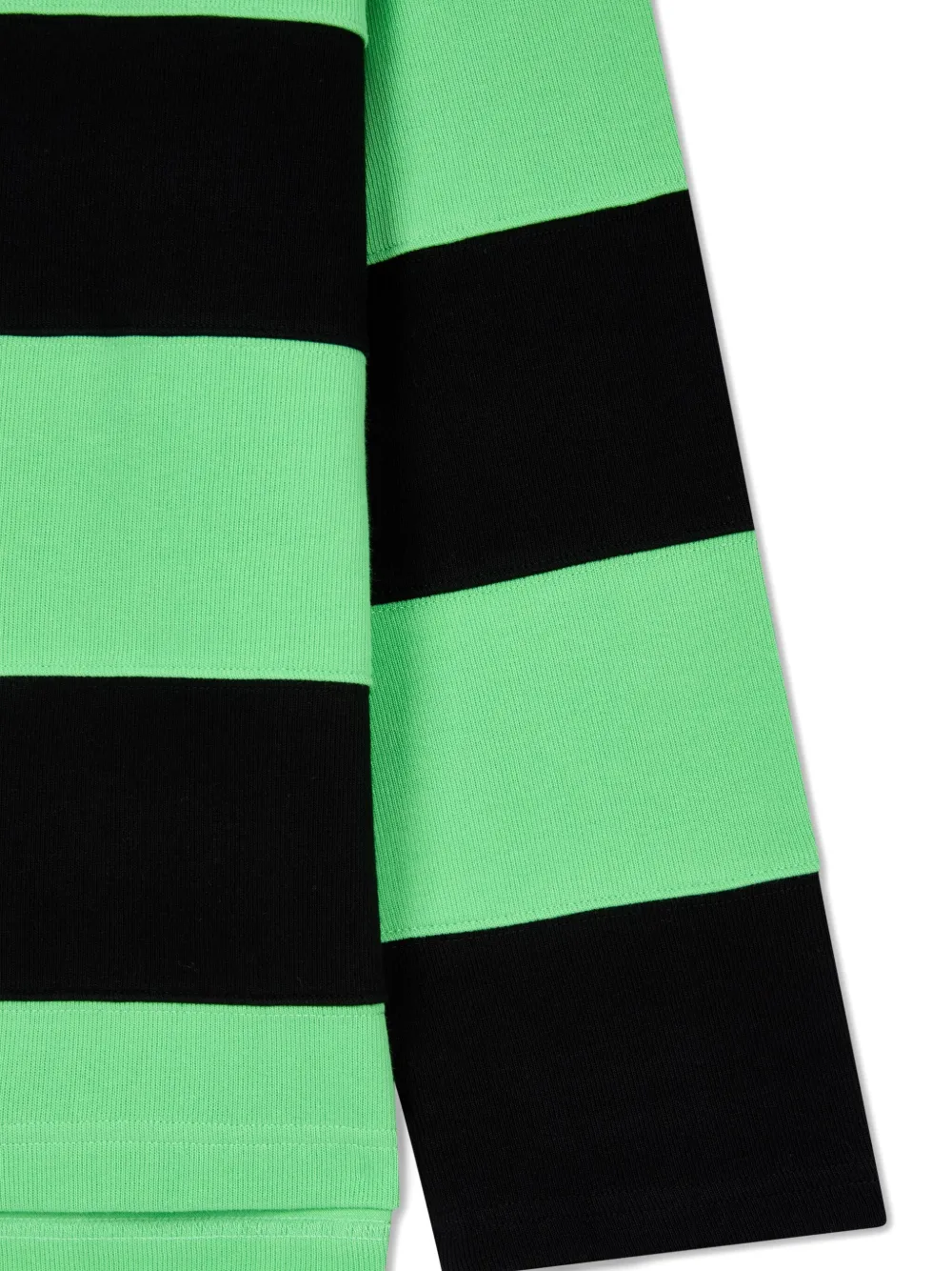 STUDIO TOMBOY Gestreepte rugby sweater Zwart