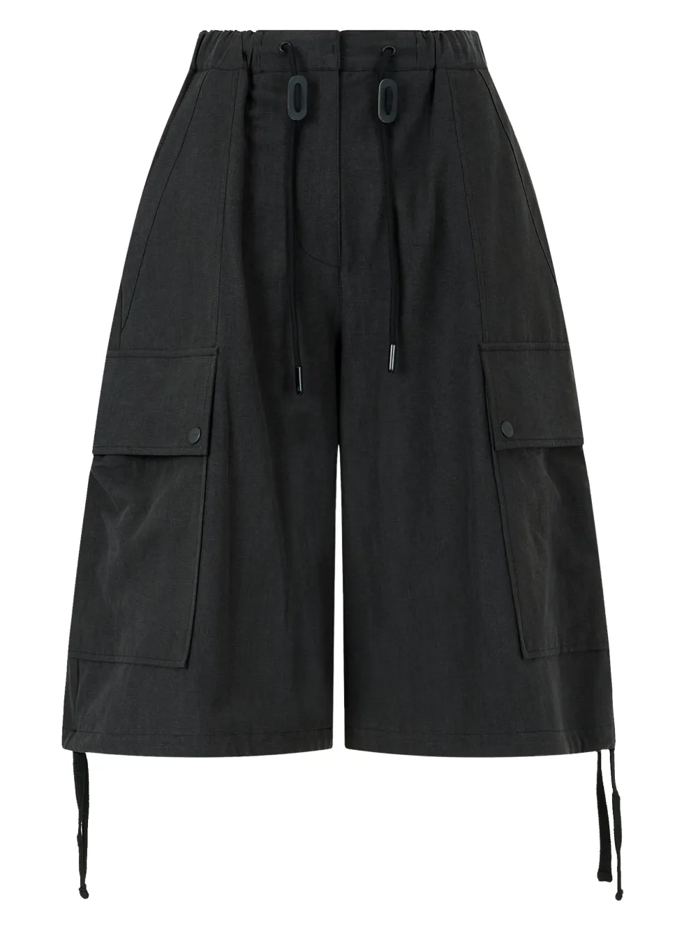 STUDIO TOMBOY pleated cargo shorts | Black | Image 1