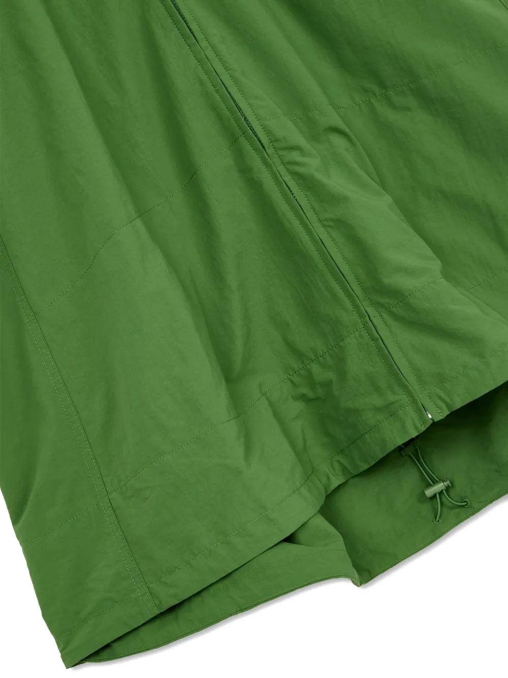 STUDIO TOMBOY Mini-jurk met korte mouwen en capuchon Groen