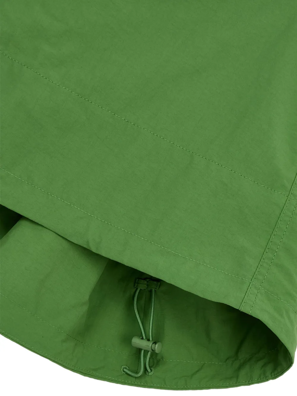 STUDIO TOMBOY Mini-jurk met korte mouwen en capuchon Groen