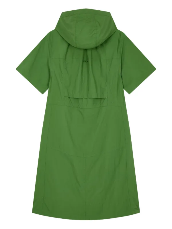 Studio Tomboy Hooded Mini Dress - Green