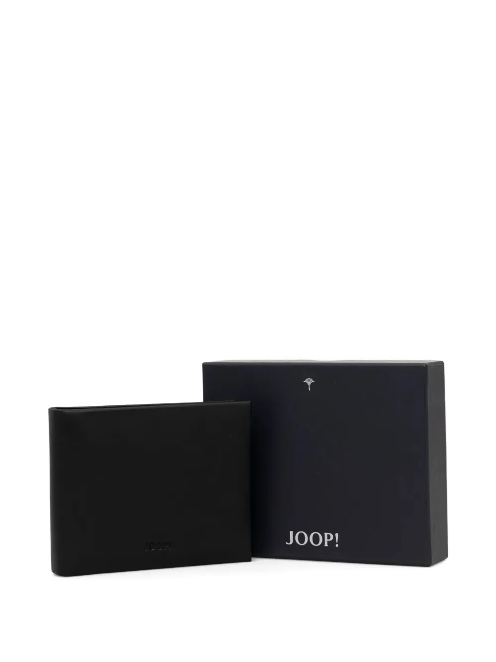 Joop! Portemonnee met logo-reliëf Zwart