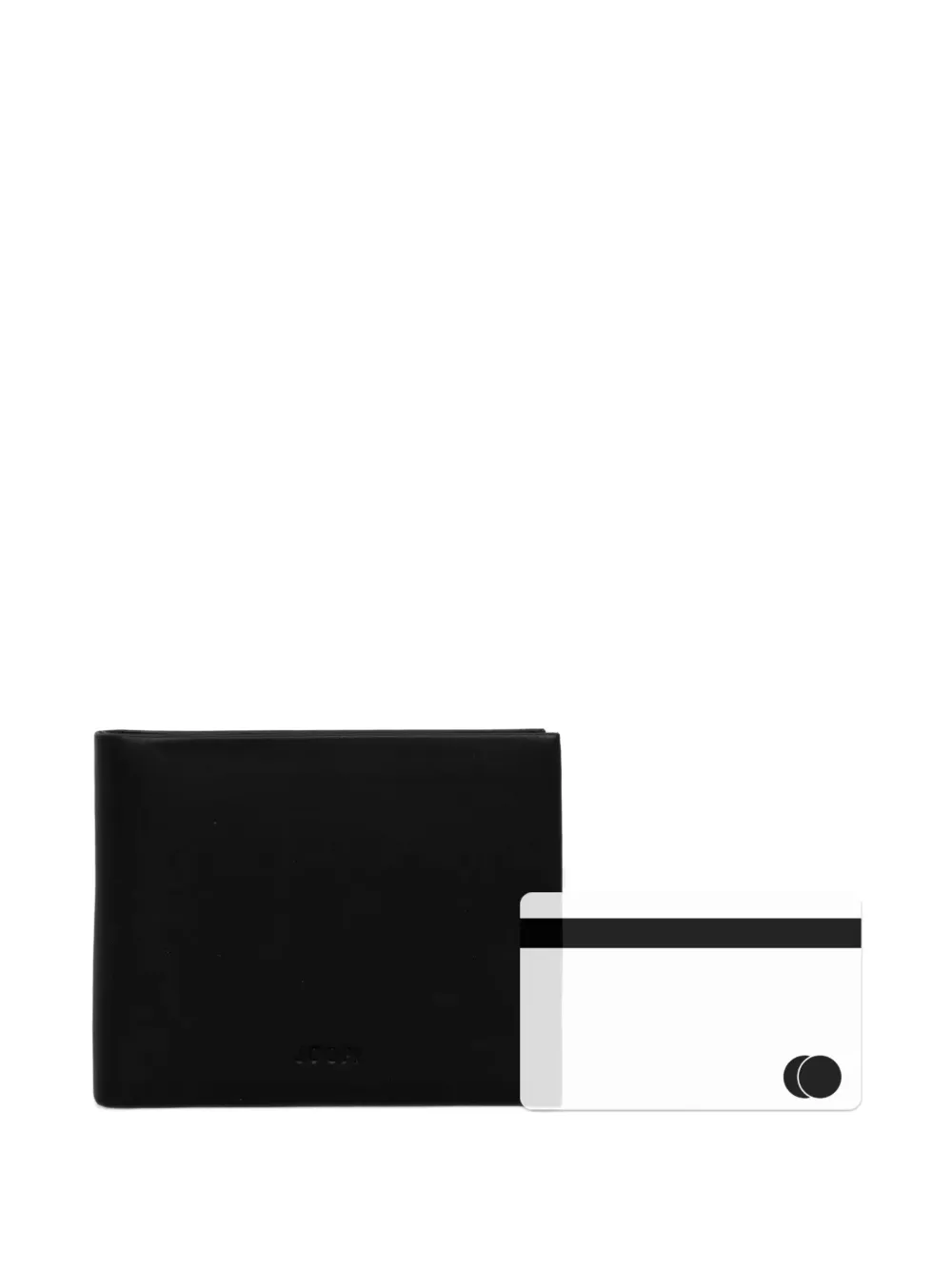 Joop! Portemonnee met logo-reliëf Zwart