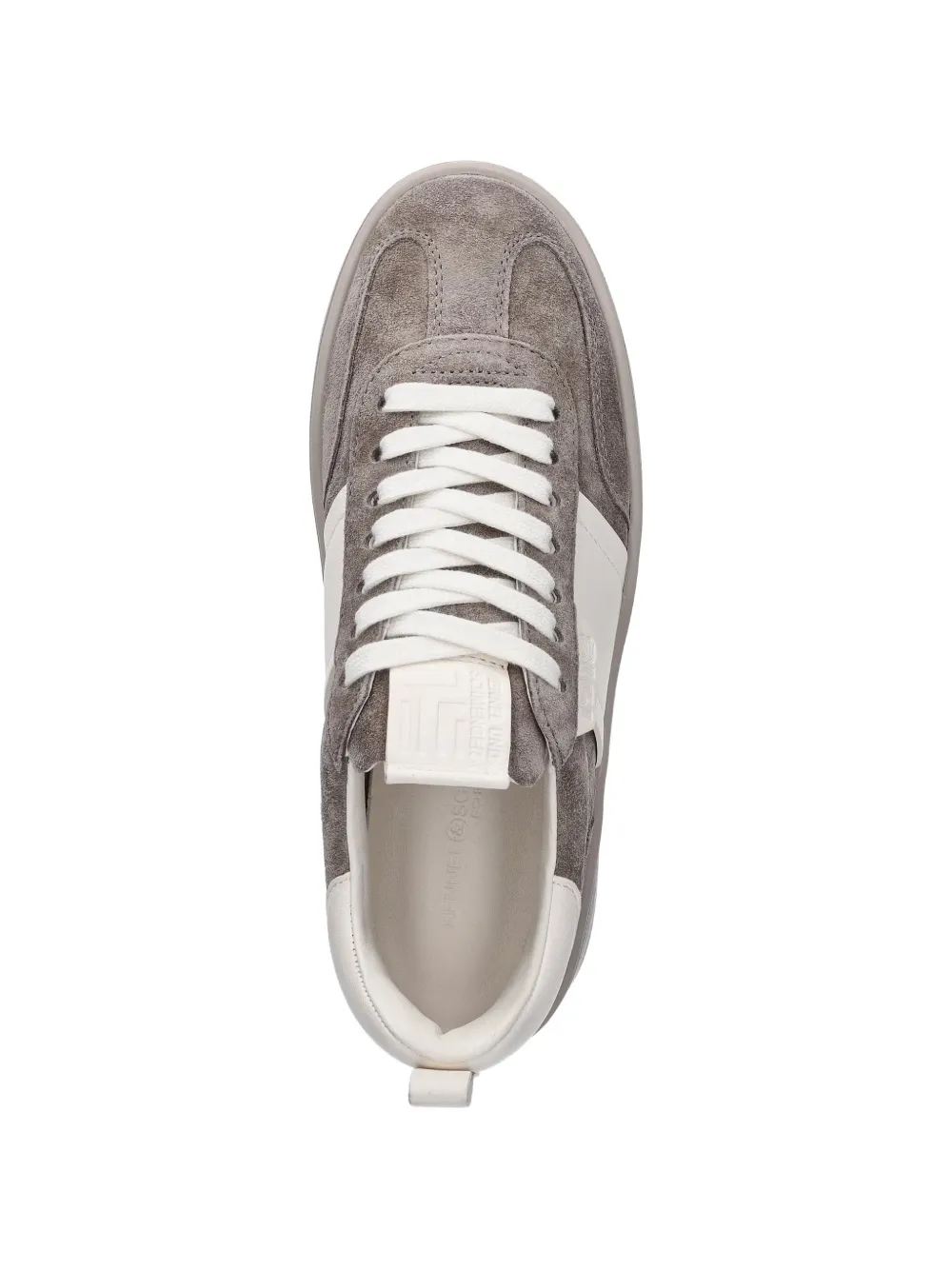 Kennel & Schmenger Bang suède sneakers met plateauzool Grijs