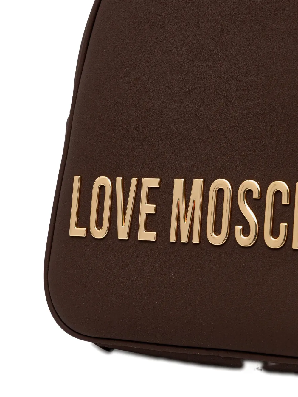 Love Moschino Logo-detail Backpack In Brown