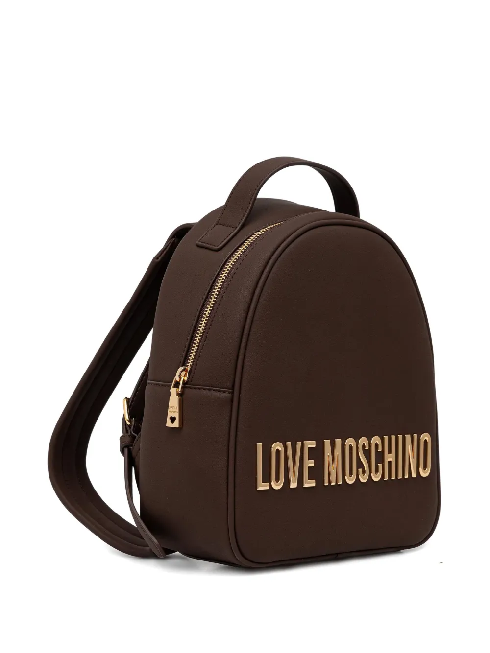 Love Moschino Logo-detail Backpack In Brown