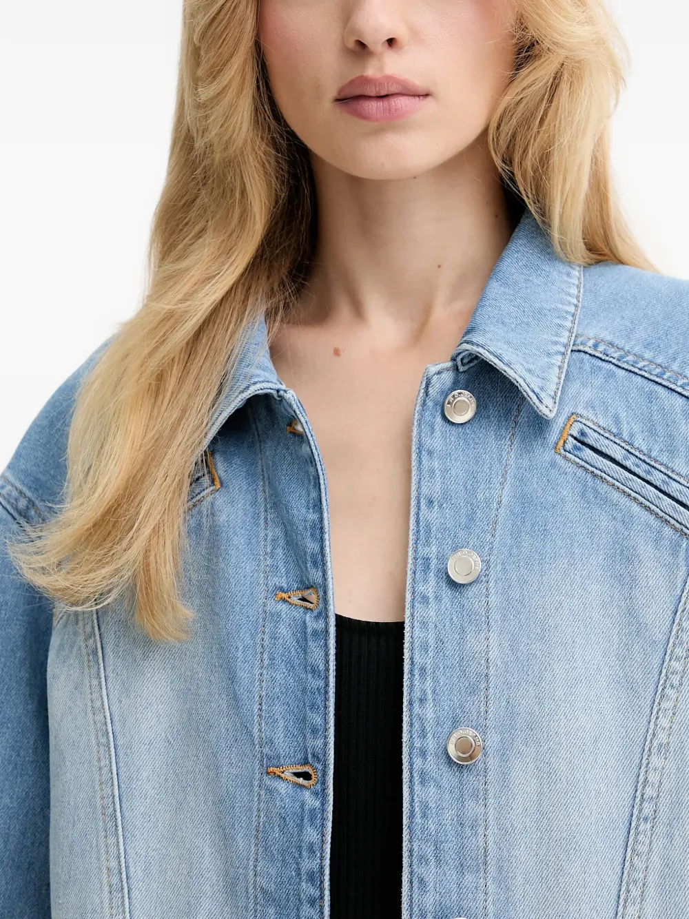 IRO Jas met knopen Blauw