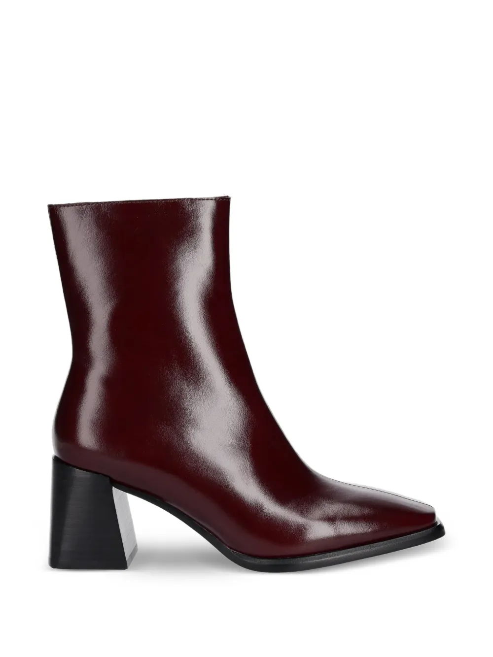 Jeffrey Campbell Sherpal leather ankle boots Rood