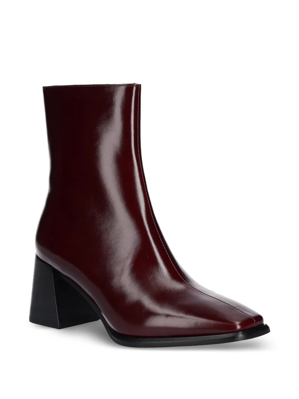 Jeffrey Campbell Sherpal leather ankle boots Rood