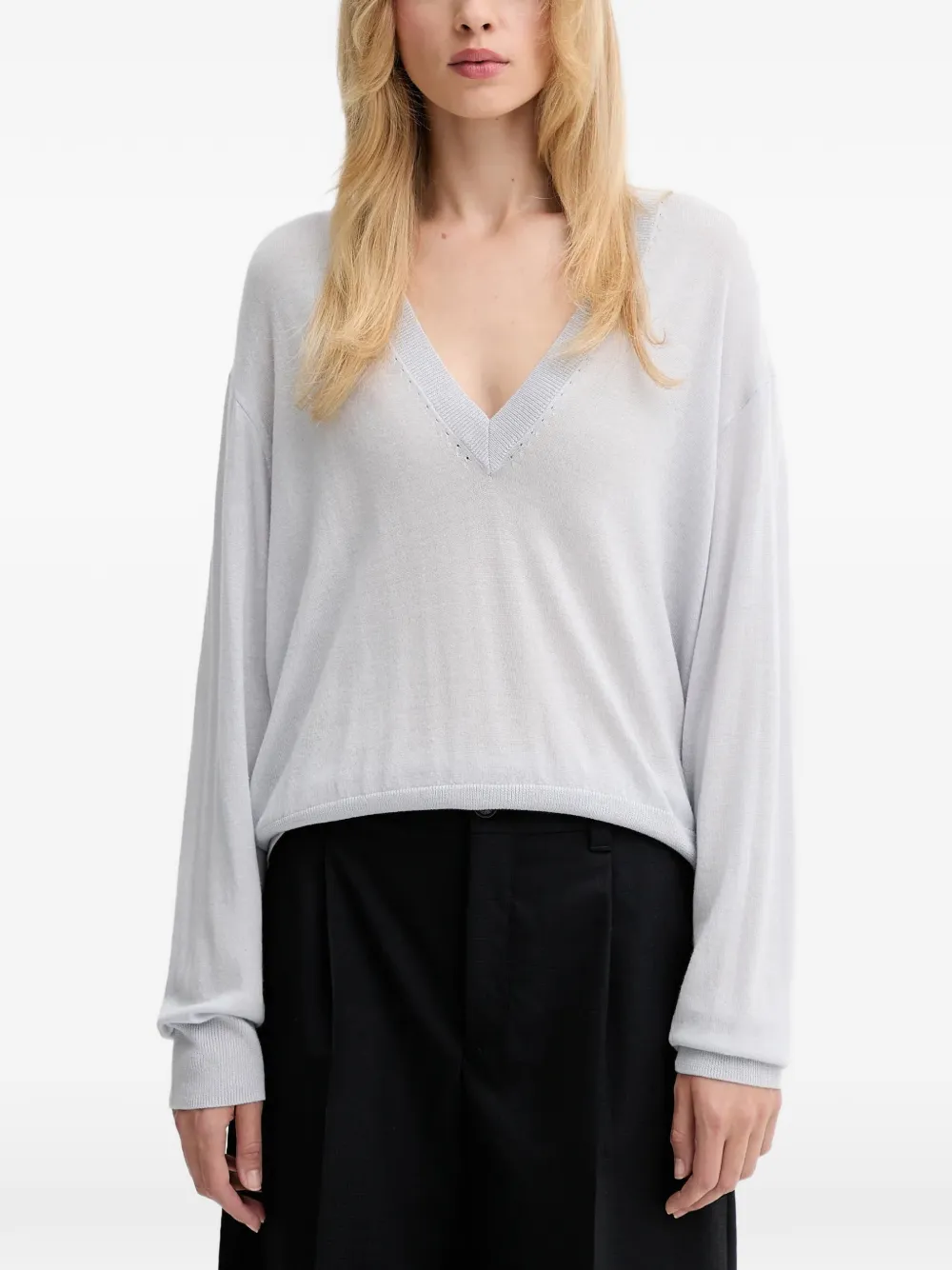 IRO V-neck sweater - Grigio