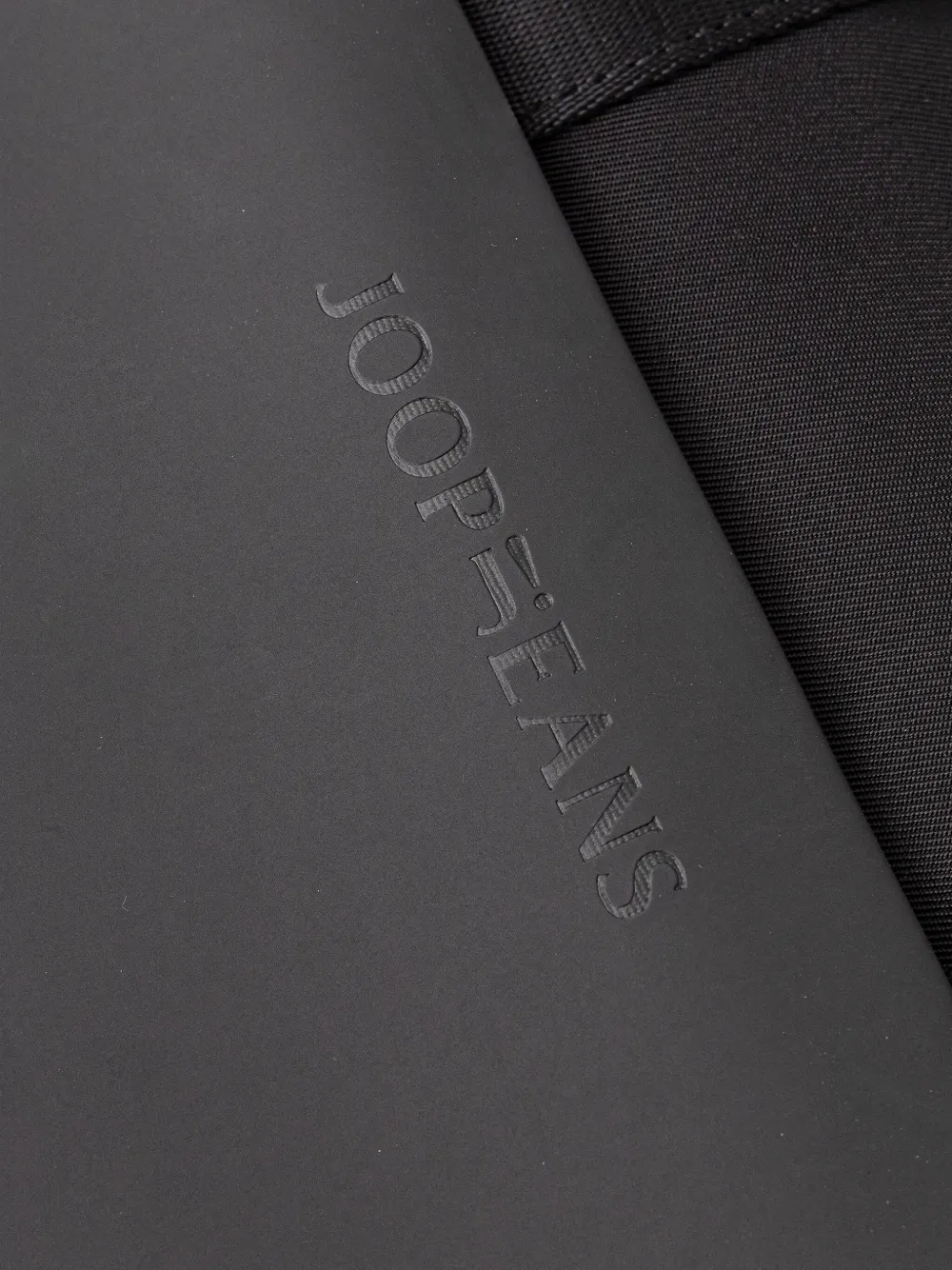 Joop! Aktetas met logo-reliëf Zwart