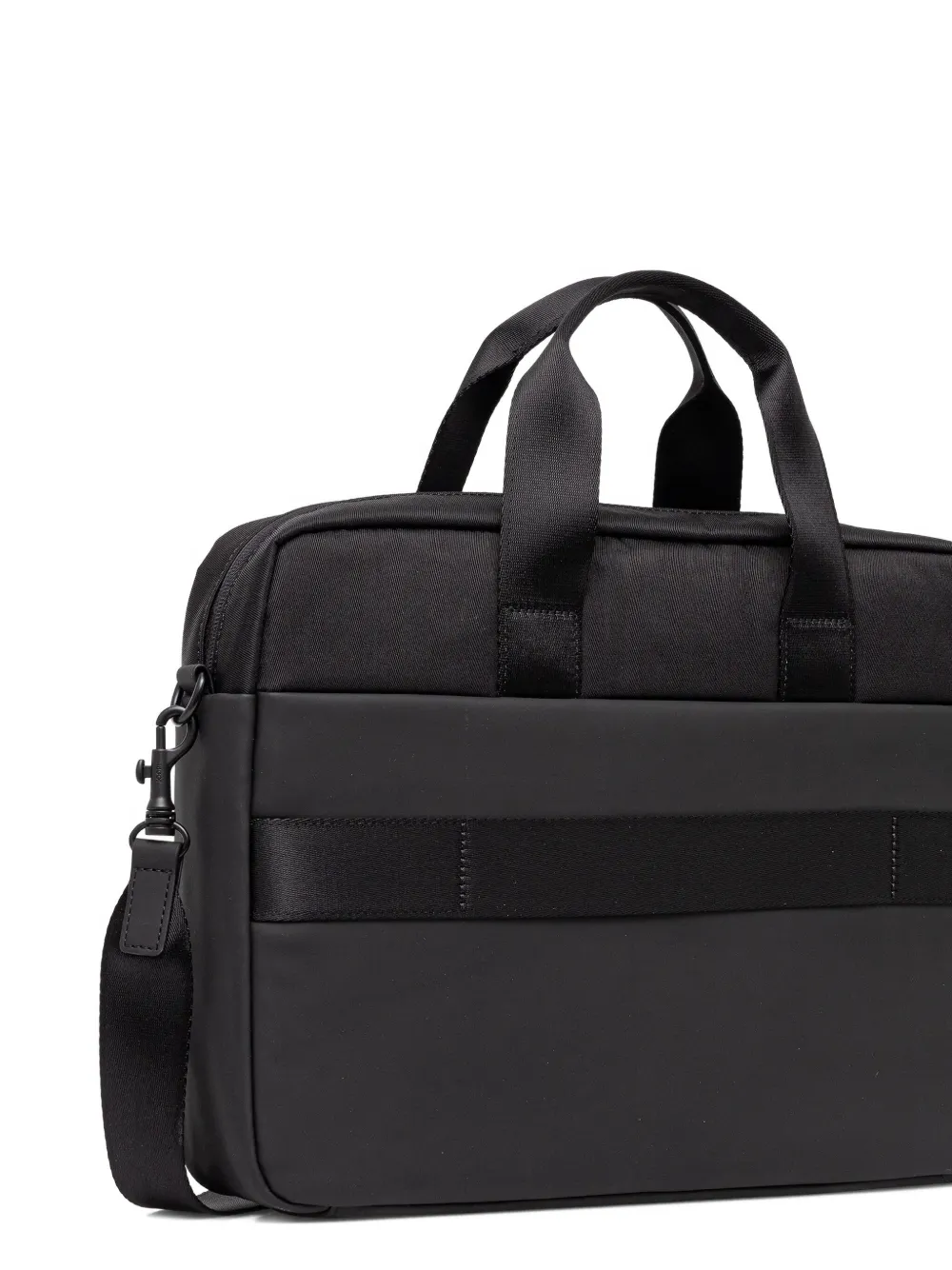 Joop! Aktetas met logo-reliëf Zwart