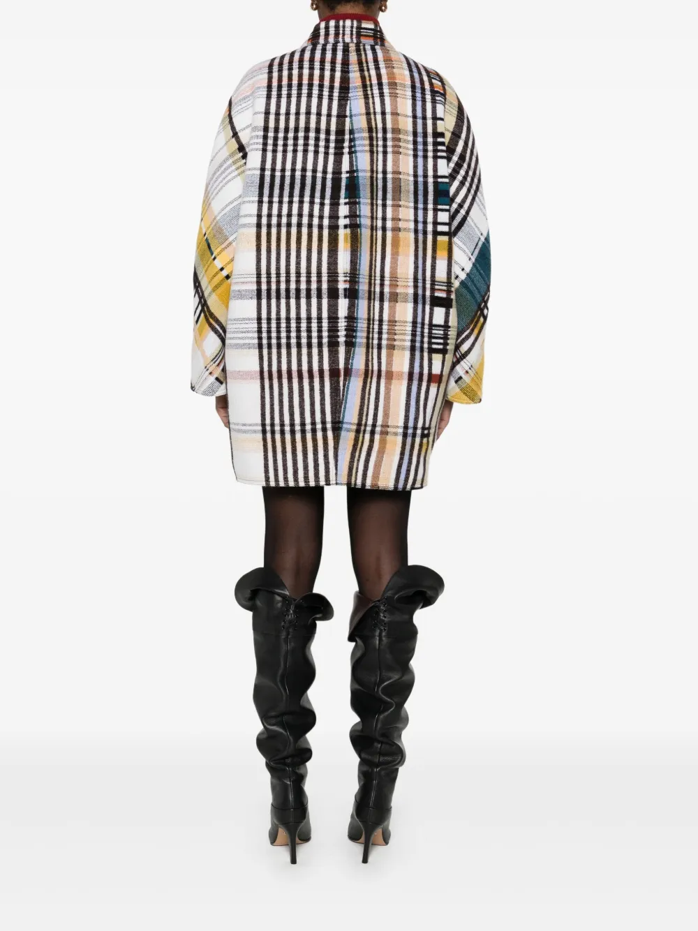 Missoni Wollen jas met dubbele rij knopen Wit