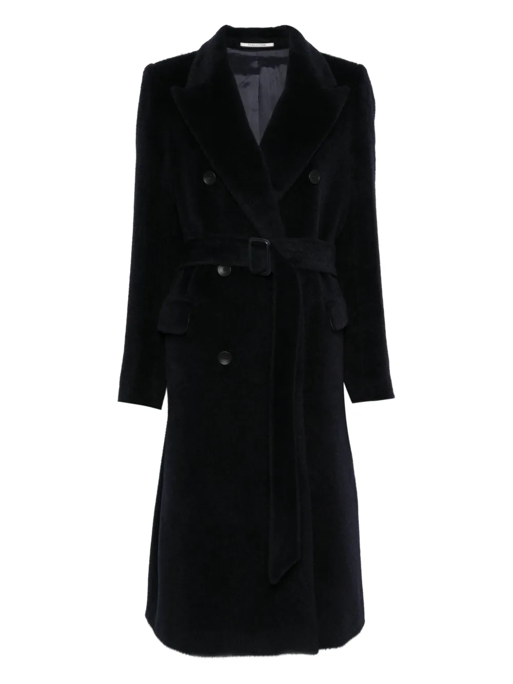 Tagliatore belted double-breasted coat | Green | Image 1