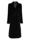 Tagliatore belted double-breasted coat - Green