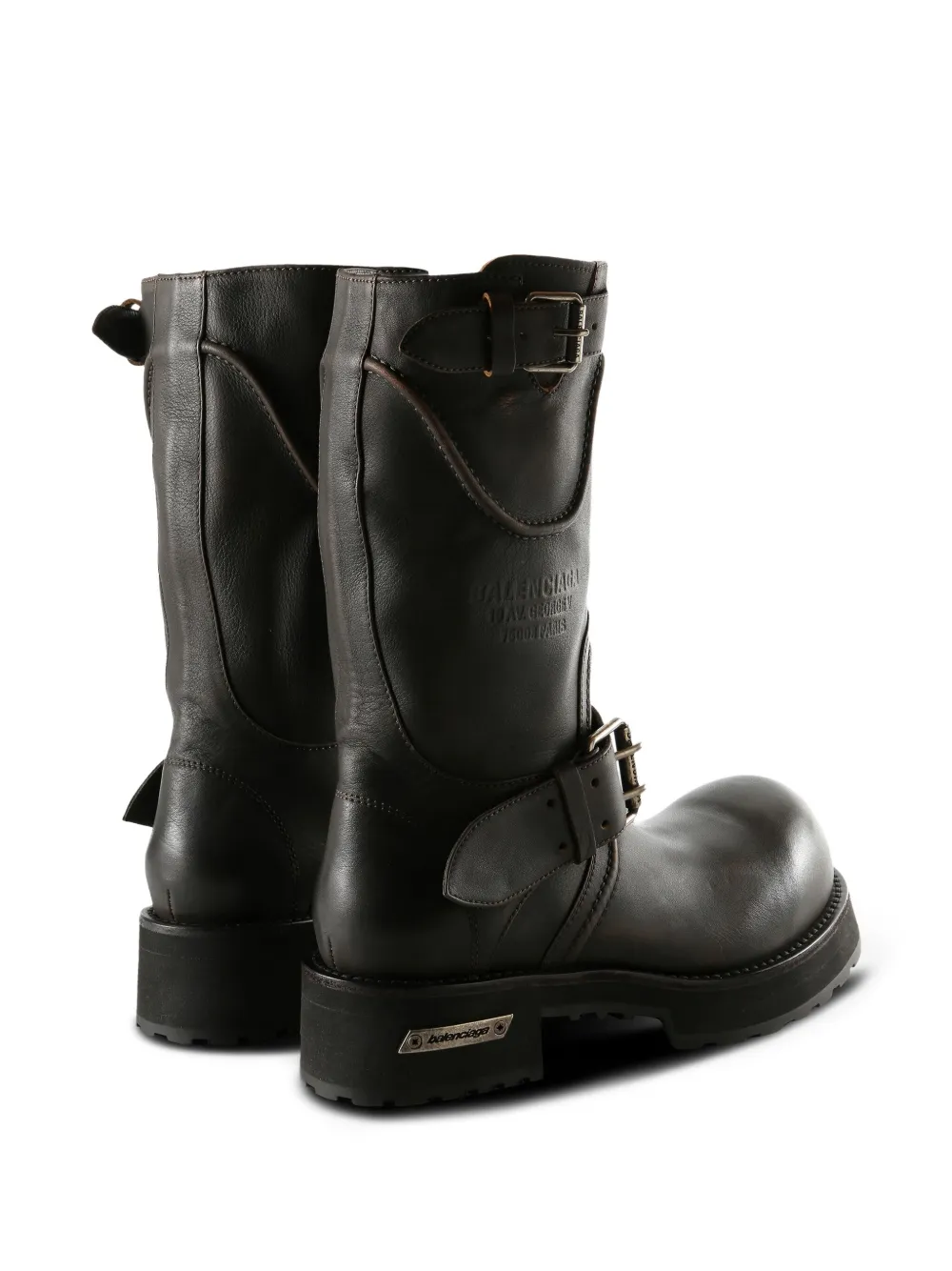 Balenciaga Laarzen met gespdetail Bruin