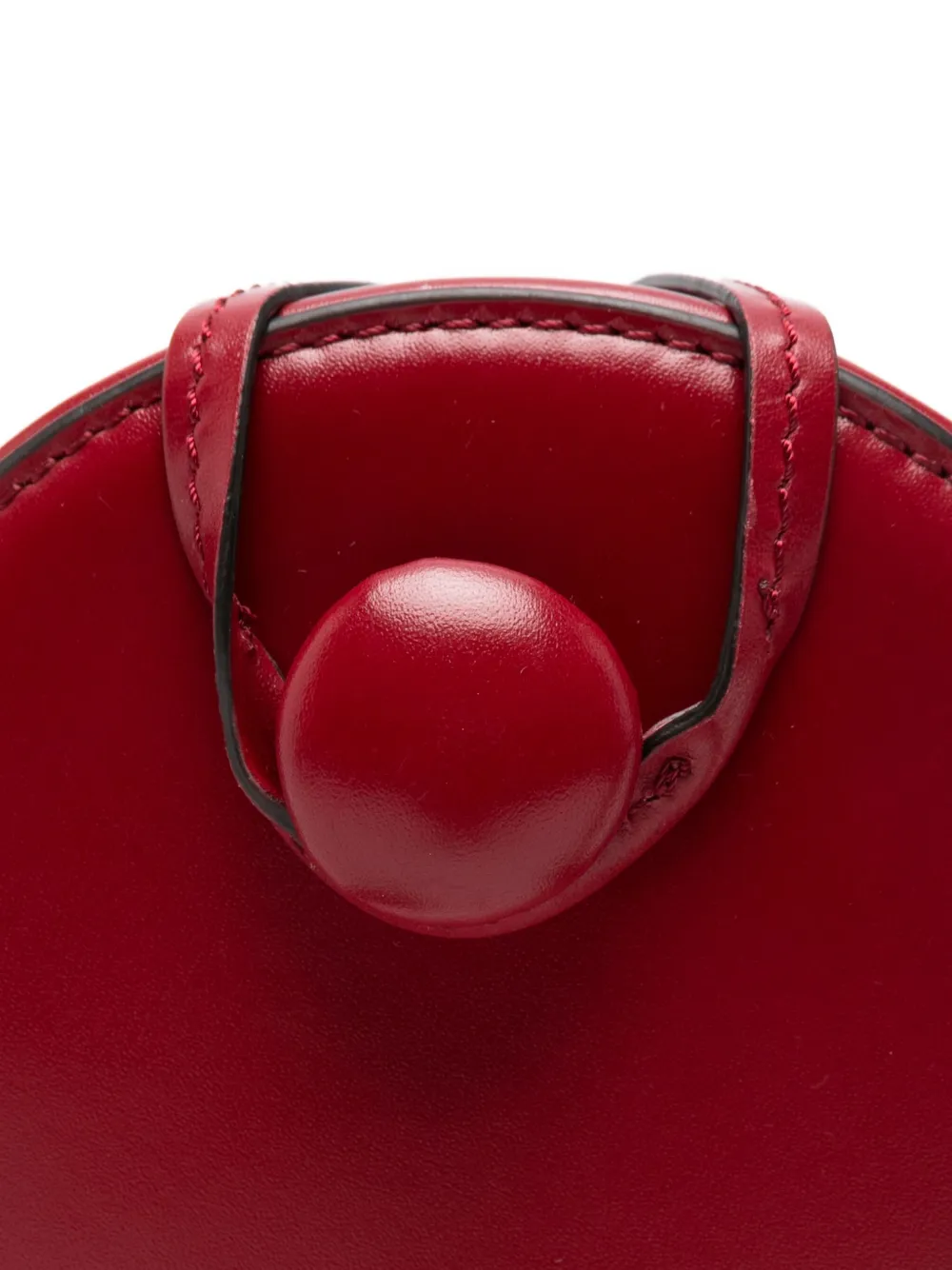 Isabel Marant Houna Leather Shoulder Bag In Red