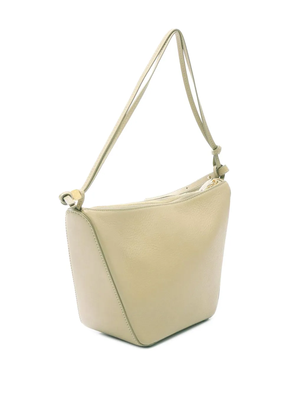Pre-owned Loewe 2010-2025 Mini Leather Hammock Hobo Satchel In Brown