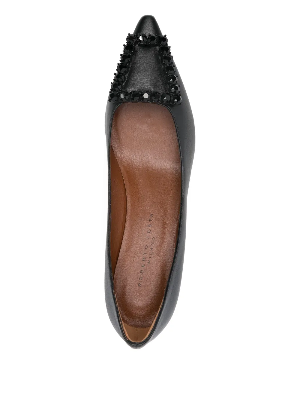 Roberto Festa Lolita crystal-embellished pumps Black