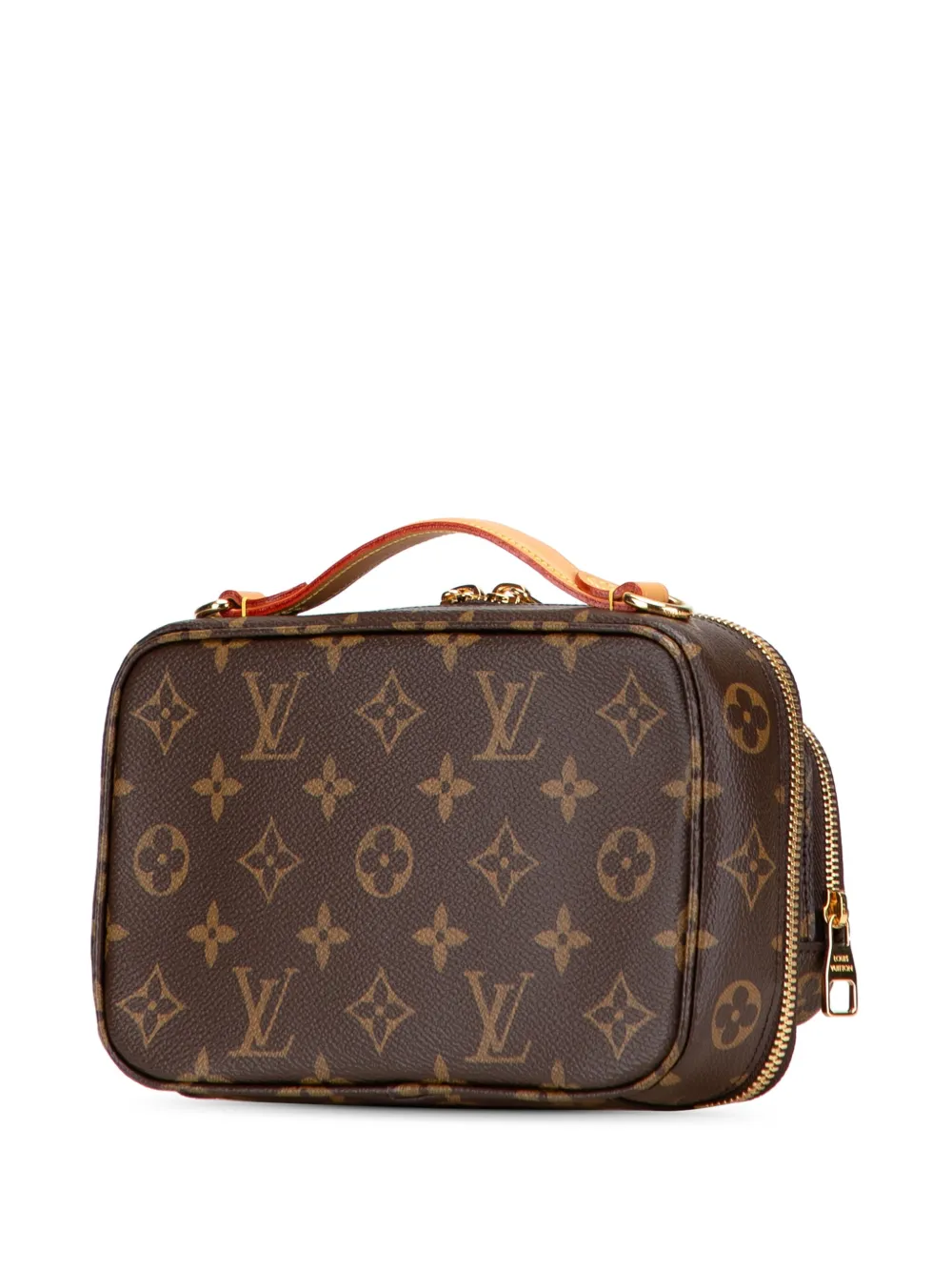 Pre-owned Louis Vuitton 2021 Monogram Utility Satchel In Brown