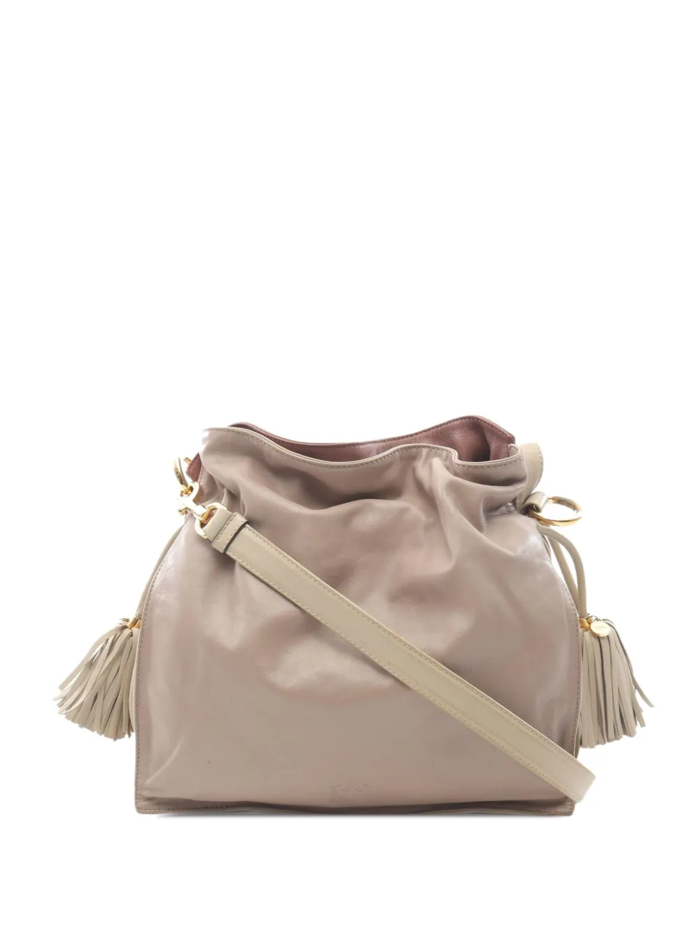 Loewe Pre-Owned 2000-2025 Nappa Flamenco Tassel 30 crossbody bag | Brown | Image 1