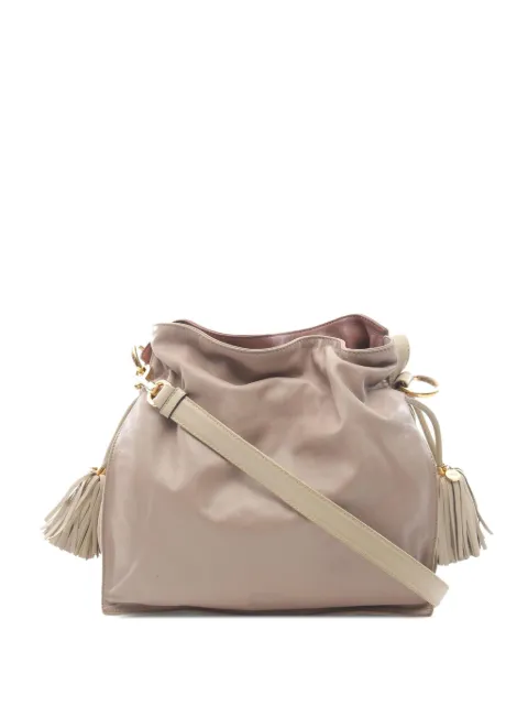 Loewe Pre-Owned 2000-2025 Nappa Flamenco Tassel 30 crossbody bag