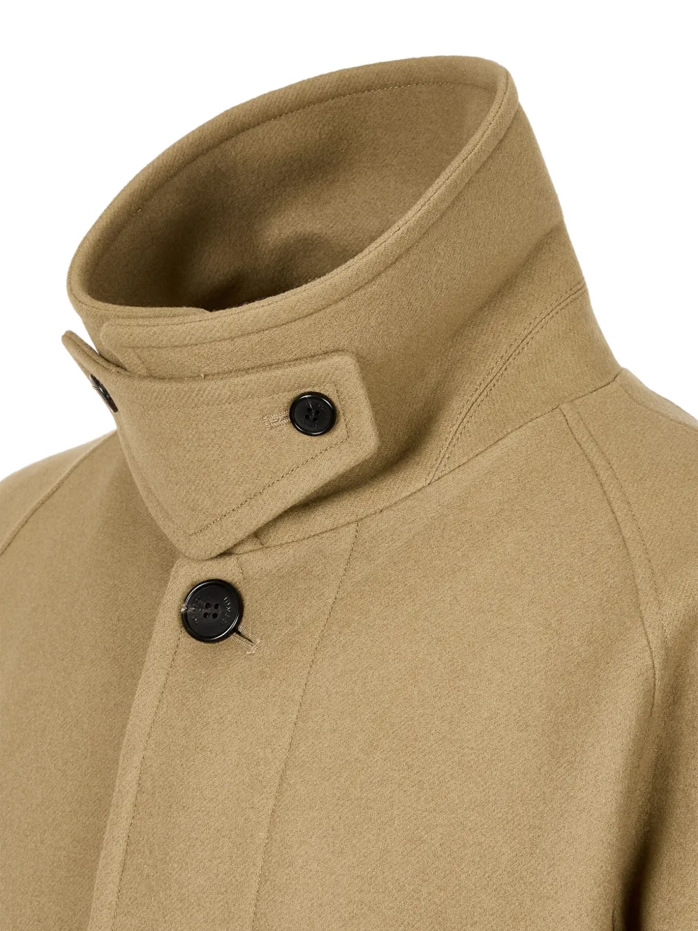 Studio Tomboy Wool Single-breasted Coat In Neutral