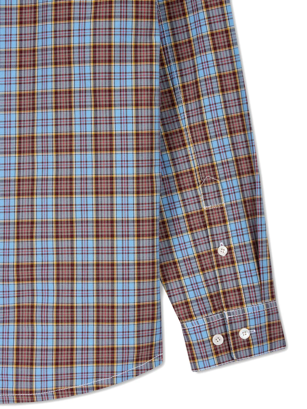 Studio Tomboy Checked Shirt In Blue