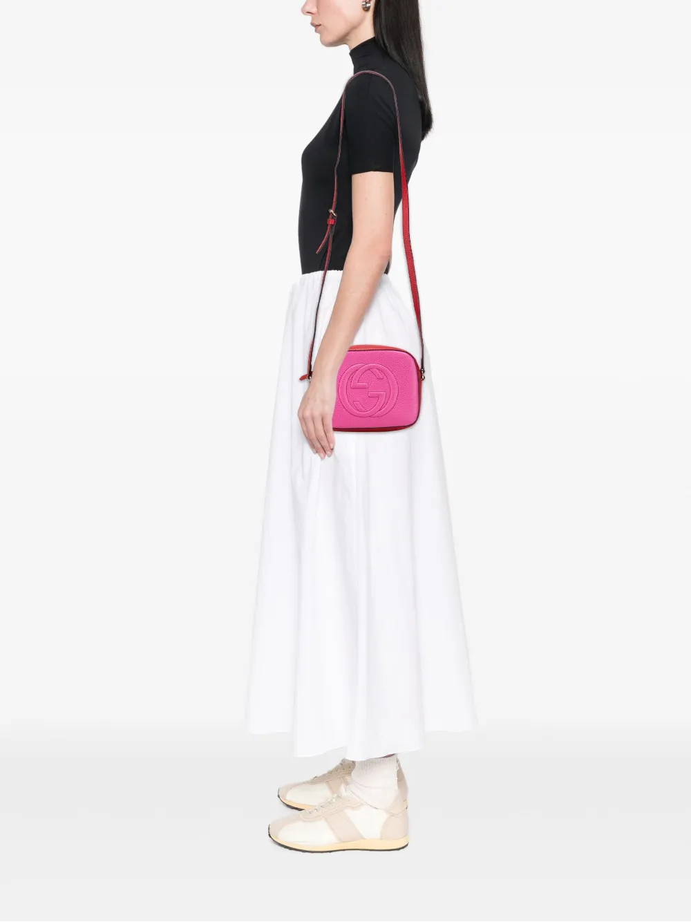 Gucci Pre-Owned 2016-2025 Small Bicolor Leather Soho Disco crossbody bag | Pre-Owned | Image 2