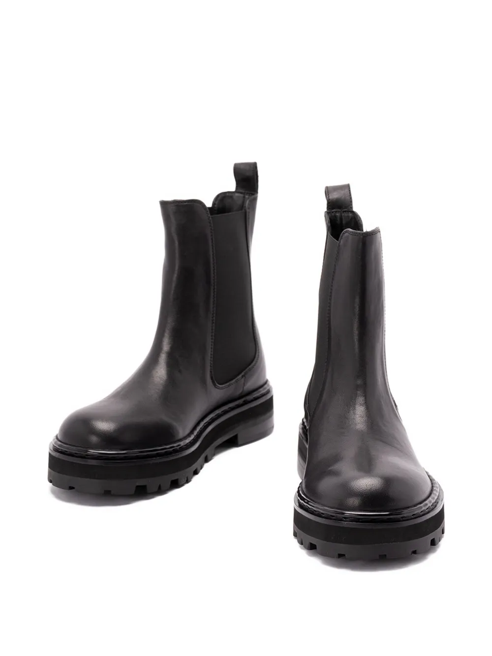 Patrizia Pepe platform Chelsea boots Black