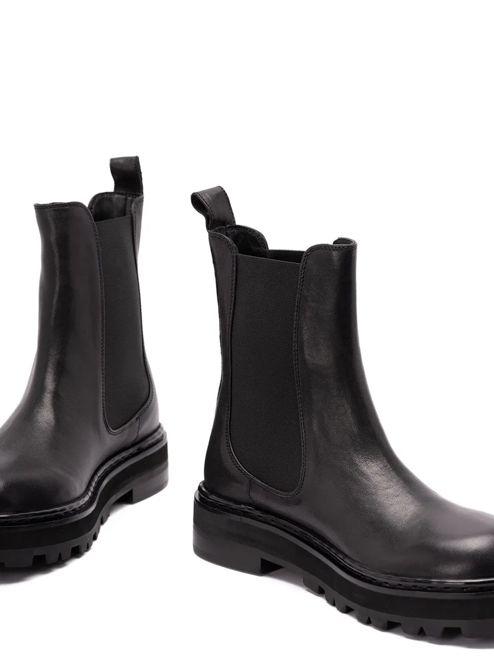 Patrizia Pepe platform Chelsea boots Black