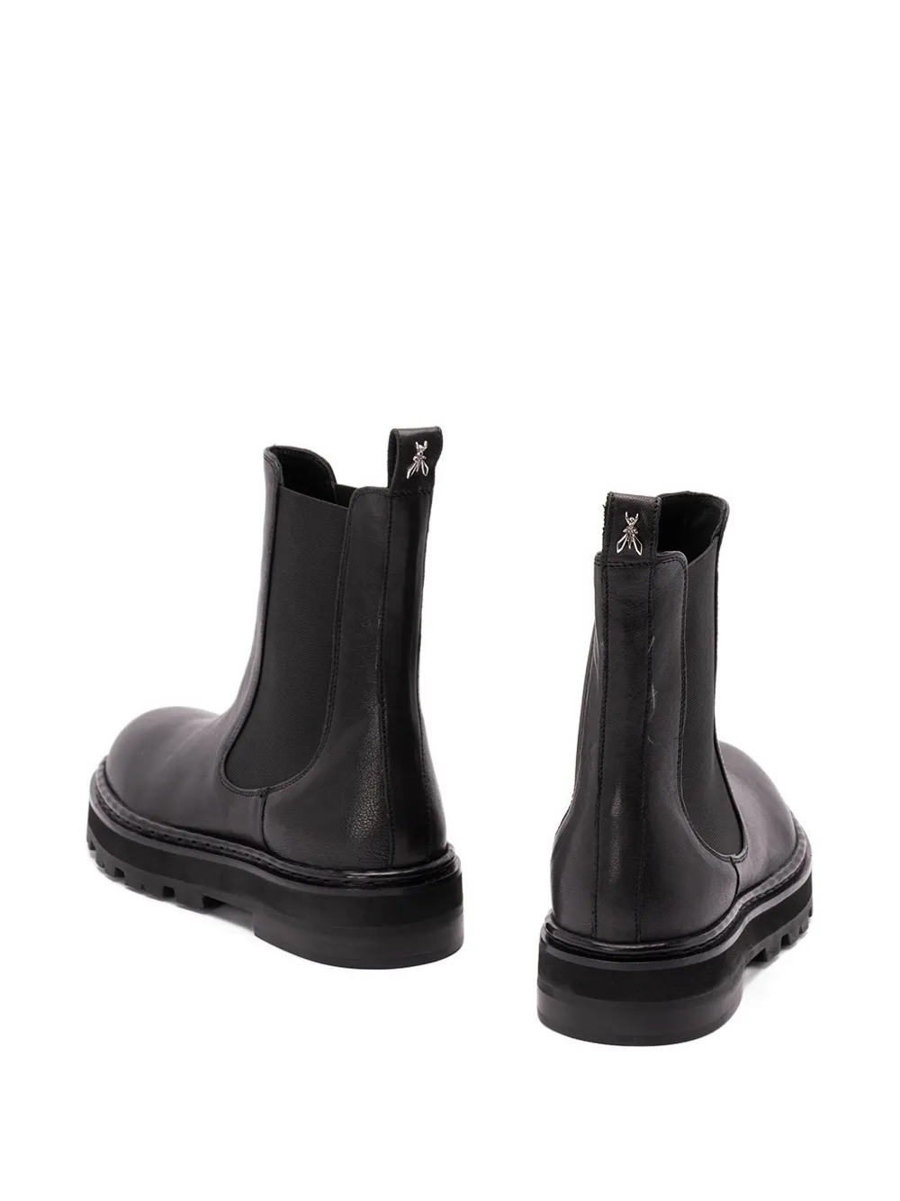 Patrizia Pepe platform Chelsea boots Black