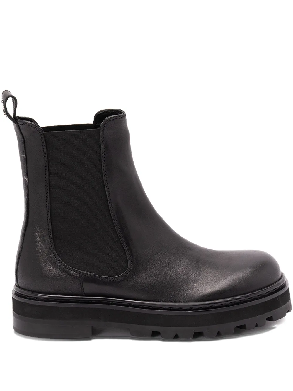 Patrizia Pepe platform Chelsea boots Black