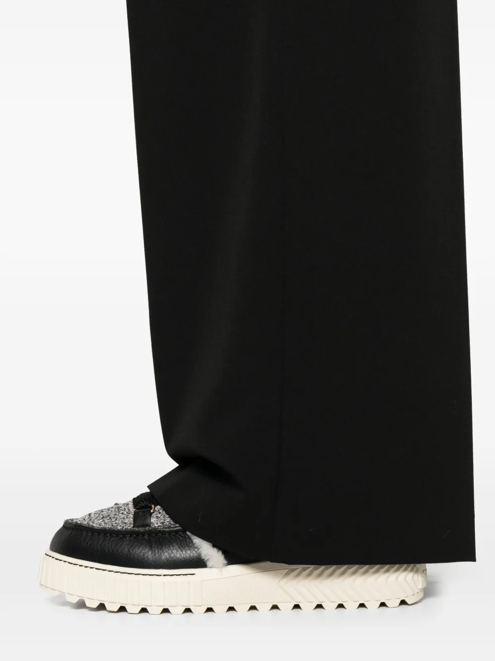 Pinko Pleated-front Trousers In Black