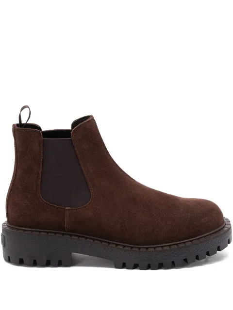 Prada suede chelsea boots