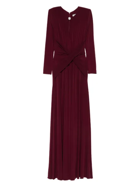 NISSA twist-front long dress