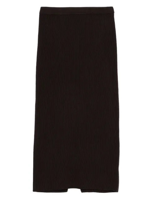 TWINSET ribbed-knit midi skirt