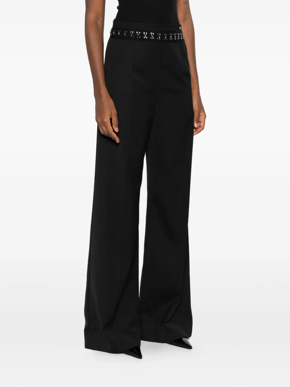 NISSA Broek met verfraaide taille Zwart