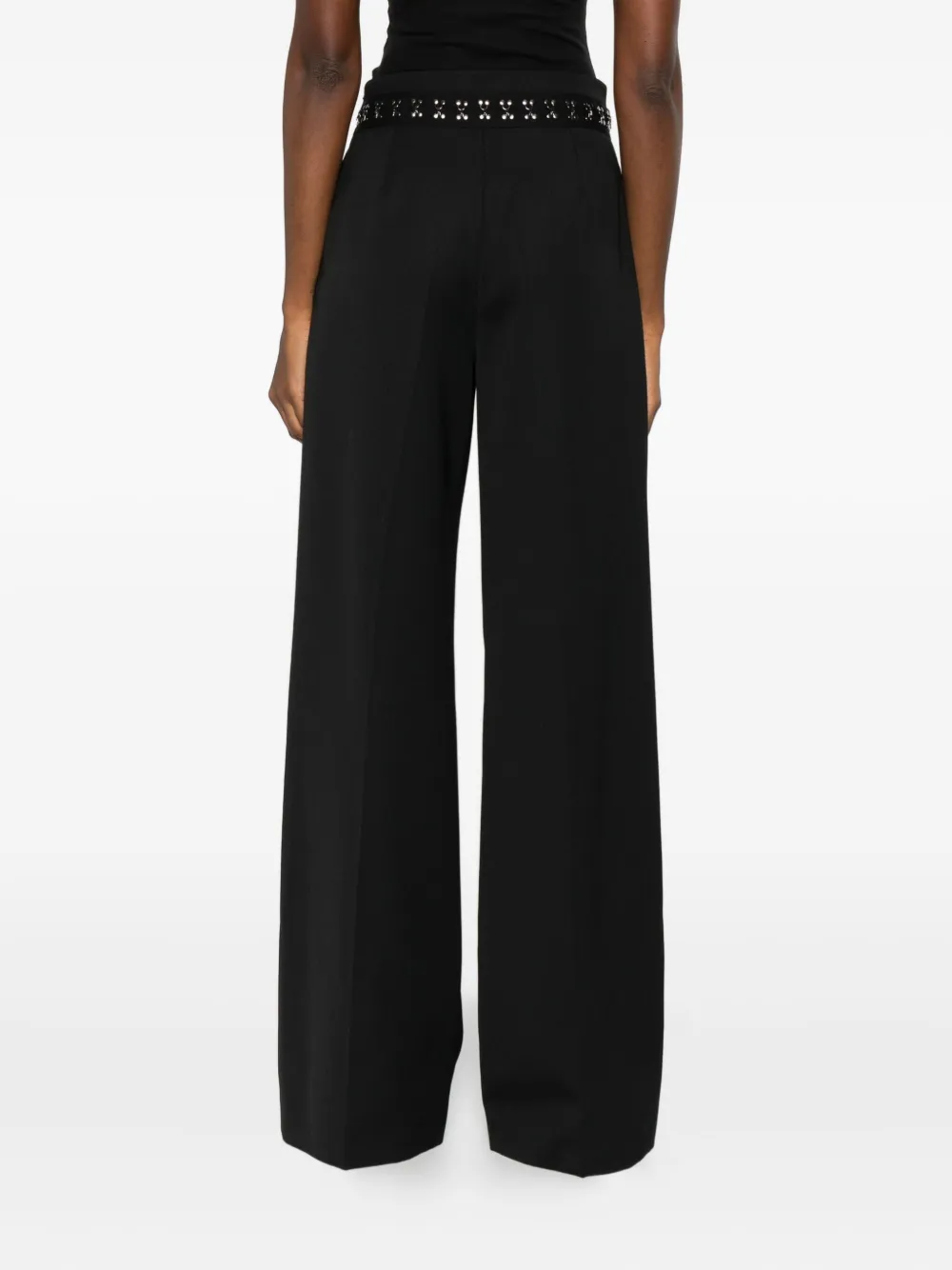 NISSA Broek met verfraaide taille Zwart