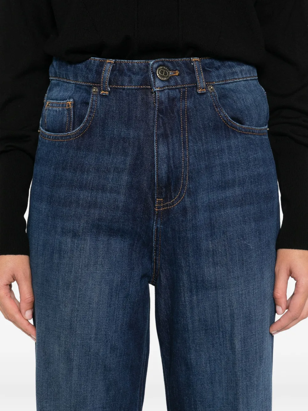 TWINSET Katoenen jeans Blauw