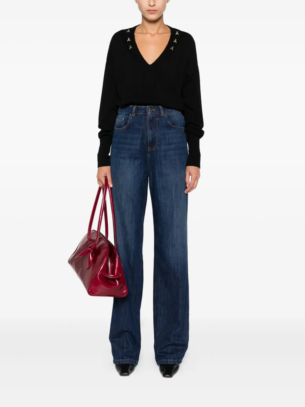 TWINSET cotton jeans - Blauw