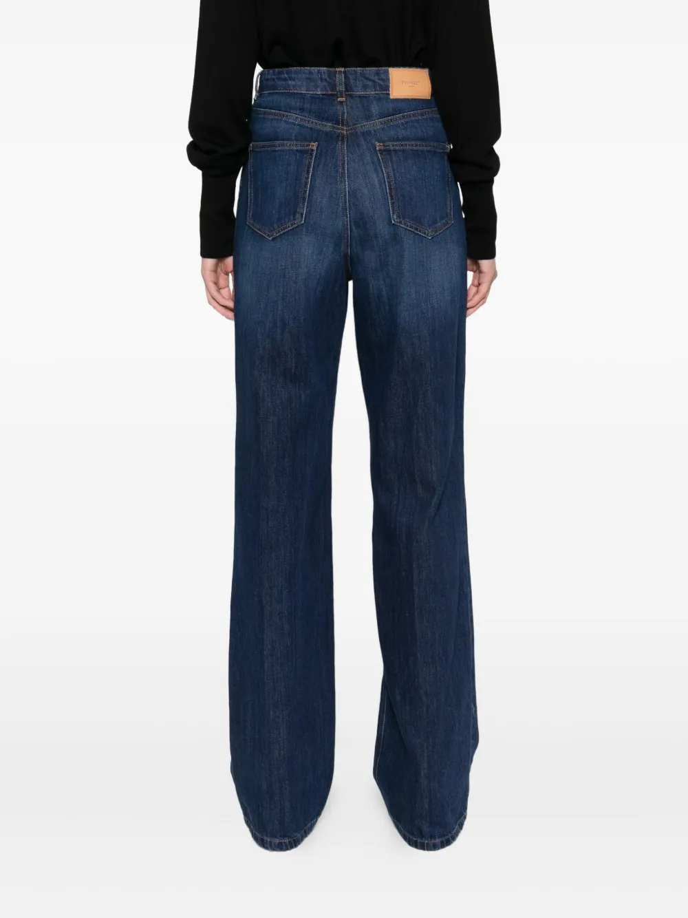 TWINSET Katoenen jeans Blauw