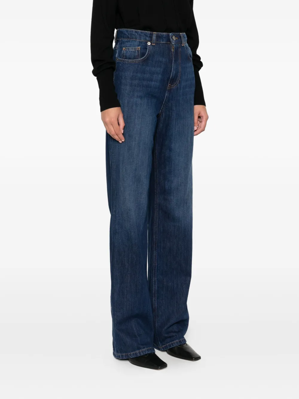 TWINSET Katoenen jeans Blauw