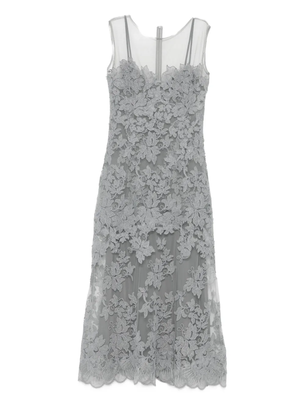 Ermanno Scervino floral-lace dress | Grey | Image 1