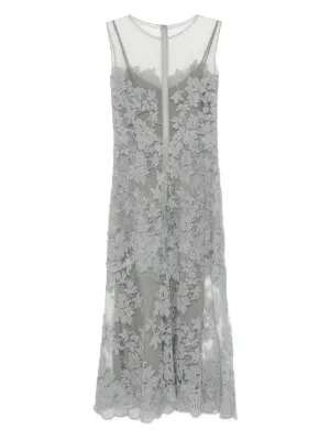 ERMANNO SCERVINO☆レース デニム ワンピース ERMANNO SCERVINO☆レース デニム ワンピース ERMANNO SCERVINO